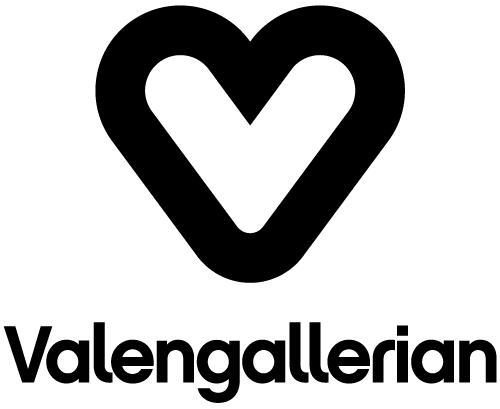 Gallerian Motala logotyp i grått